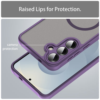 Custodia MagSafe per Samsung Galaxy A27 5G, Techsuit, HaloFrost II, Viola