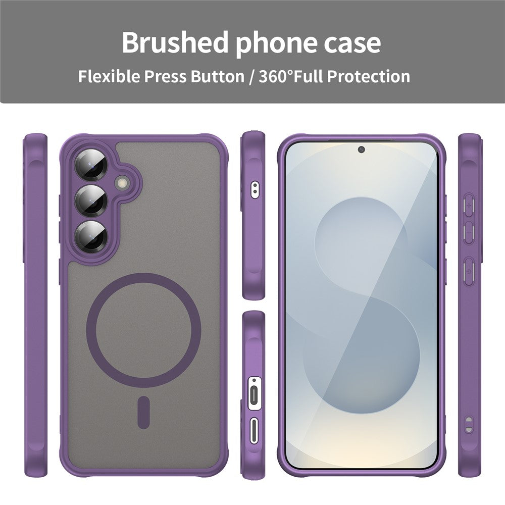 Custodia MagSafe per Samsung Galaxy A27 5G, Techsuit, HaloFrost II, Viola