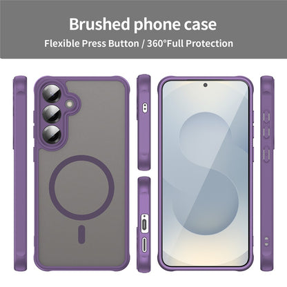 Custodia MagSafe per Samsung Galaxy A27 5G, Techsuit, HaloFrost II, Viola
