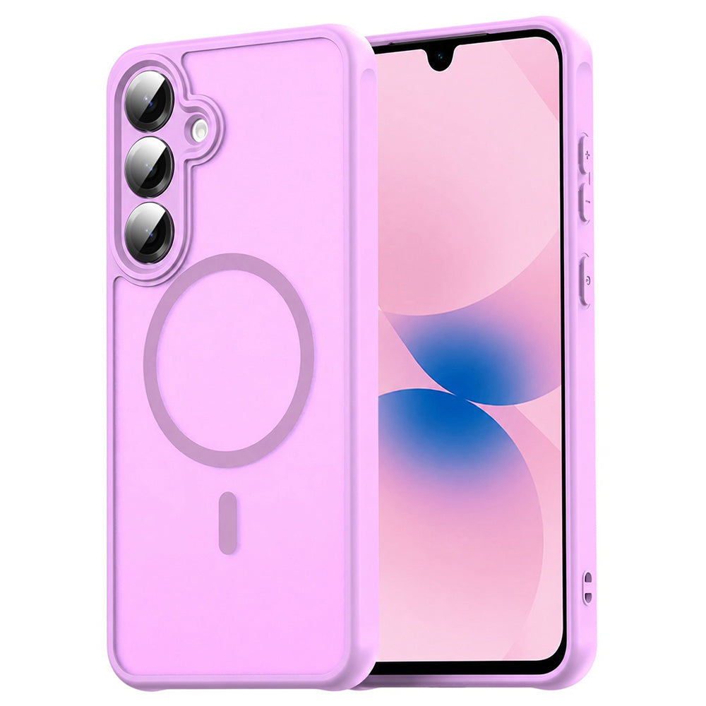 Custodia MagSafe per Samsung Galaxy A27 5G, Techsuit, HaloFrost II, Rosa