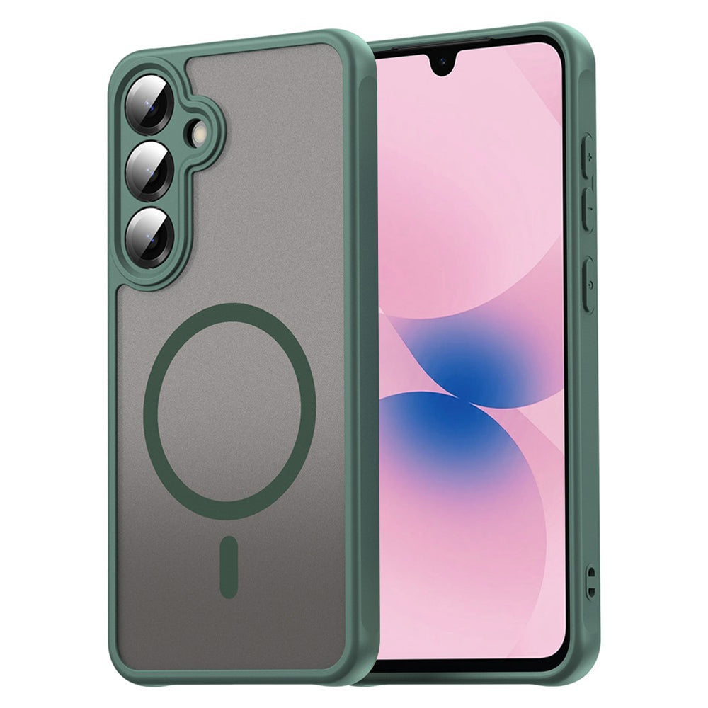 Custodia MagSafe per Samsung Galaxy A27 5G, Techsuit, HaloFrost II, Verde