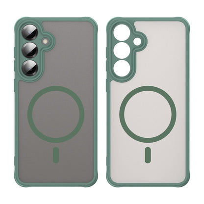 Custodia MagSafe per Samsung Galaxy A27 5G, Techsuit, HaloFrost II, Verde