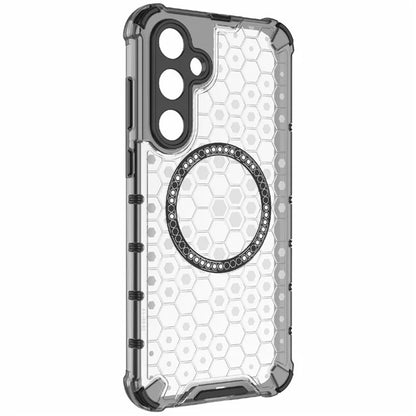 MagSafe Case for Samsung Galaxy A35 5G A356, Techsuit, HoneyComb Shield, White
