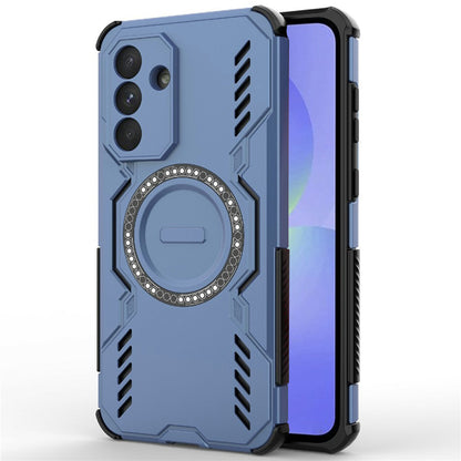 Coque MagSafe pour Samsung Galaxy A36 A366, Techsuit, ArmorMag, Bleue