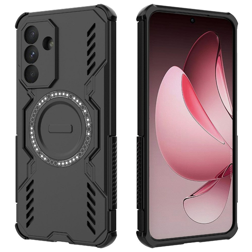 Custodia MagSafe per Samsung Galaxy A36 A366, Techsuit, ArmorMag, Nera