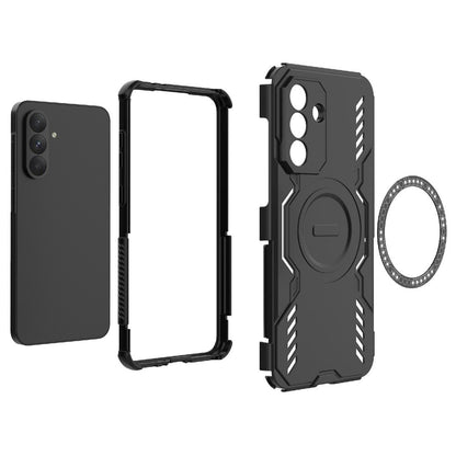Custodia MagSafe per Samsung Galaxy A36 A366, Techsuit, ArmorMag, Nera