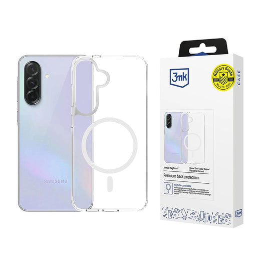 MagSafe Hülle für Samsung Galaxy A37 5G, 3MK, Armor MagCase, Transparent