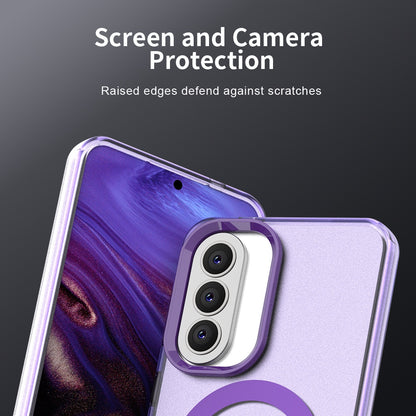 Custodia MagSafe per Samsung Galaxy A37 5G, Techsuit, CandyCase, Viola