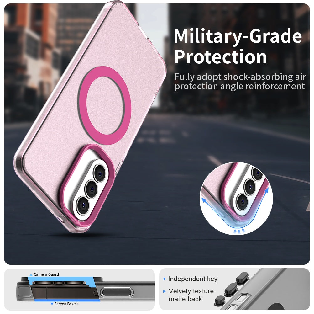 MagSafe Case for Samsung Galaxy A37 5G, Techsuit, CandyCase, Pink