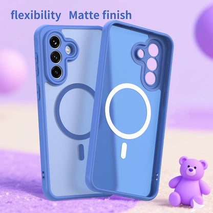 MagSafe Hülle für Samsung Galaxy A37 5G, Techsuit, HaloFrost II, Blau