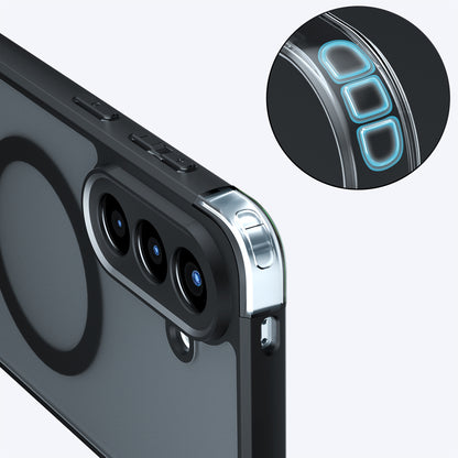 MagSafe Hülle für Samsung Galaxy A37 5G, Techsuit, PureFrost, Satinschwarz