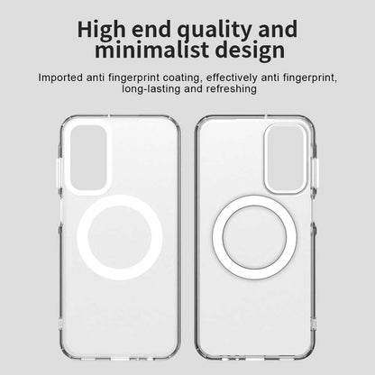 Coque MagSafe pour Samsung Galaxy A55 5G A556, Techsuit, CandyCase, Blanche