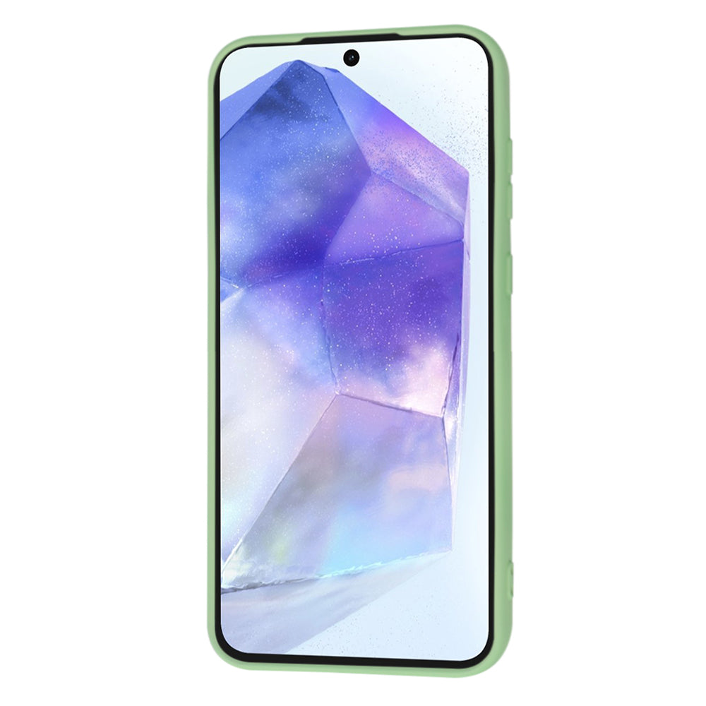 Coque MagSafe pour Samsung Galaxy A55 5G A556, Techsuit, SoftFlex, Vert Clair