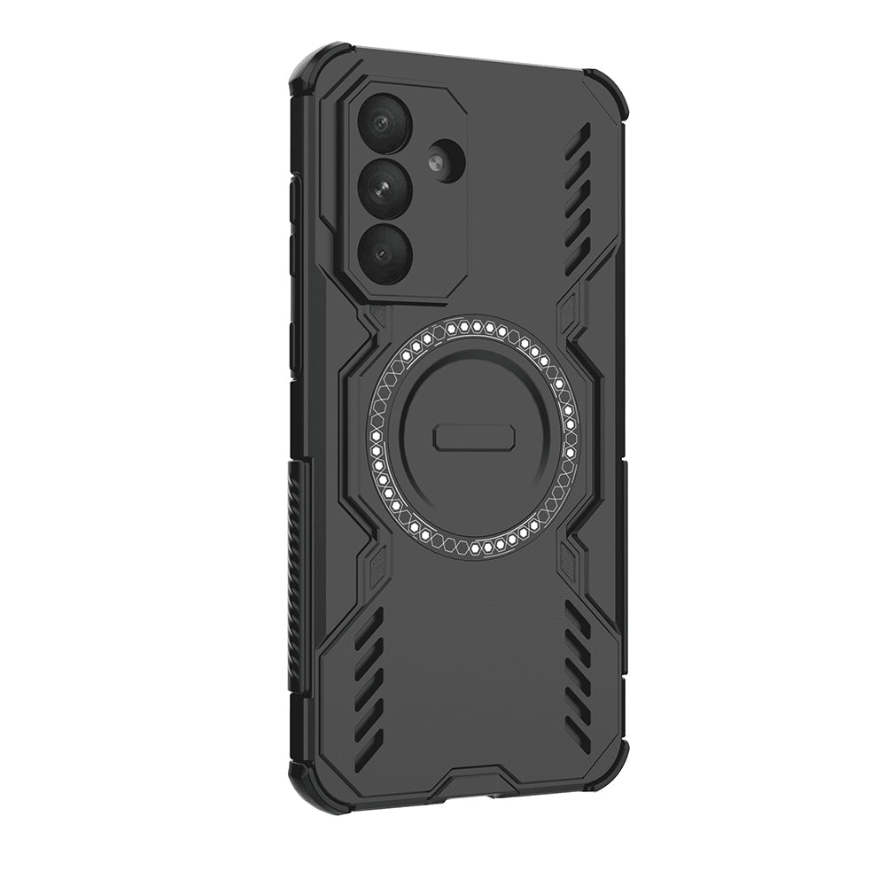 Custodia MagSafe per Samsung Galaxy A56 A566, Techsuit, ArmorMag, Nera