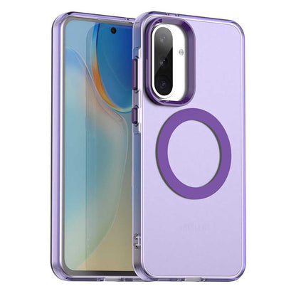 Custodia MagSafe per Samsung Galaxy A56 A566, Techsuit, CandyCase, Viola