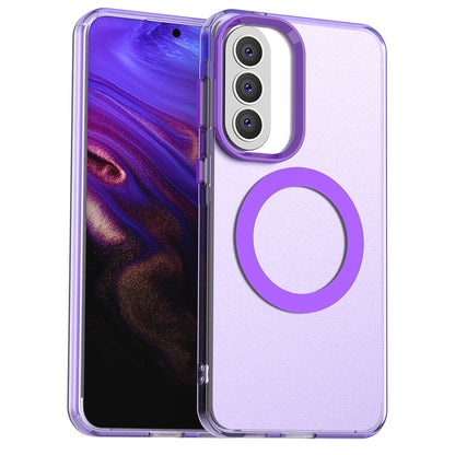 Custodia MagSafe per Samsung Galaxy A57 5G, Techsuit, CandyCase, Viola