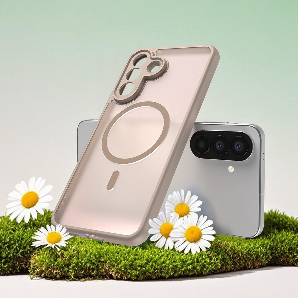 Étui MagSafe pour Samsung Galaxy A57 5G, Techsuit, HaloFrost II, Doré