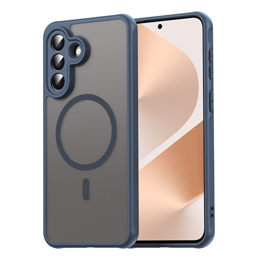 Étui MagSafe pour Samsung Galaxy A57 5G, Techsuit, HaloFrost II, Bleu Marine