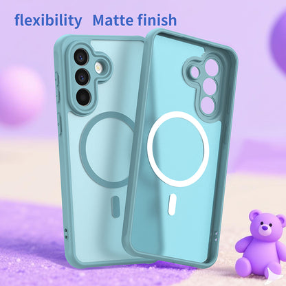 Coque MagSafe pour Samsung Galaxy A57 5G, Techsuit, HaloFrost II, Vert Clair