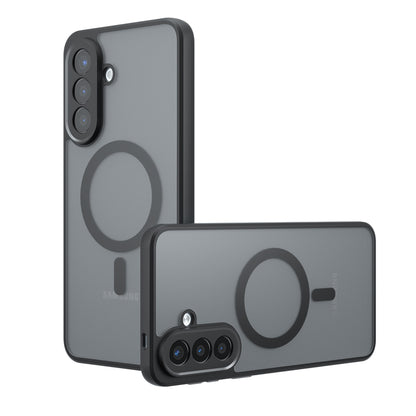 Étui MagSafe pour Samsung Galaxy A57 5G, Techsuit, PureFrost, Noir Satiné