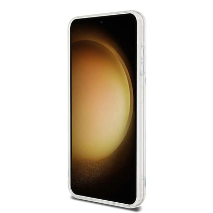 MagSafe Hülle für Samsung Galaxy S23 S911, Karl Lagerfeld, IML Ikonik Karl, Transparent