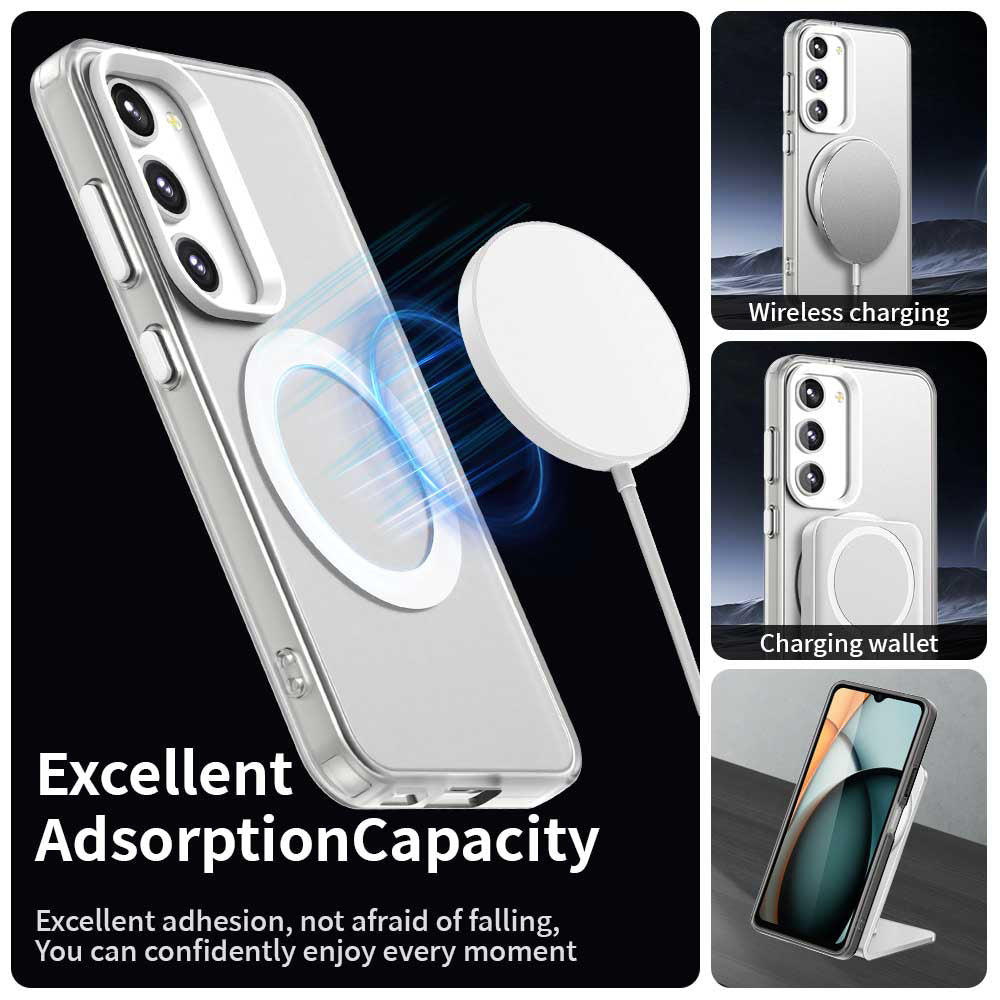 MagSafe Case for Samsung Galaxy S23 S911, Techsuit, CandyCase, White