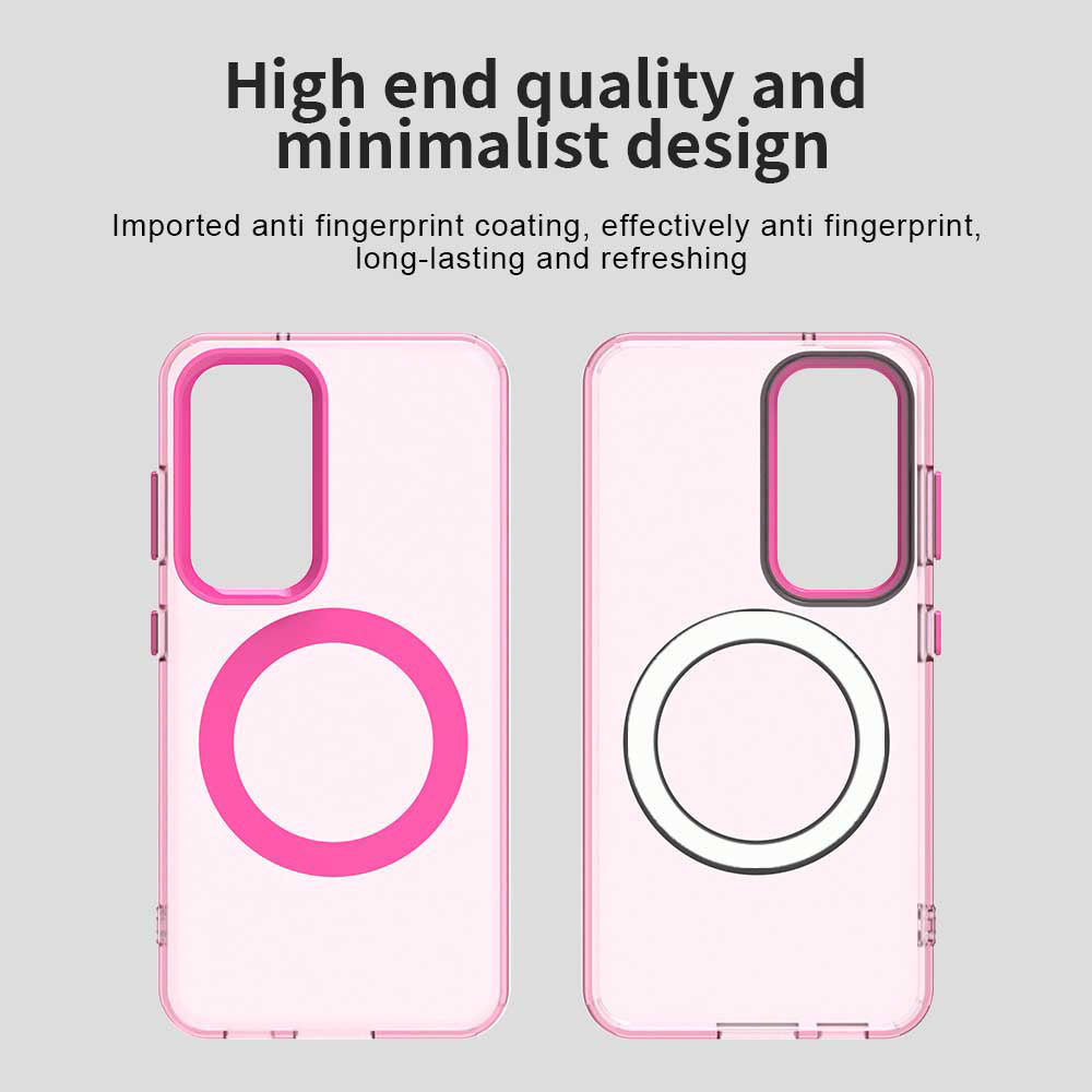 MagSafe-Hülle für Samsung Galaxy S23 S911, Techsuit, CandyCase, Rosa