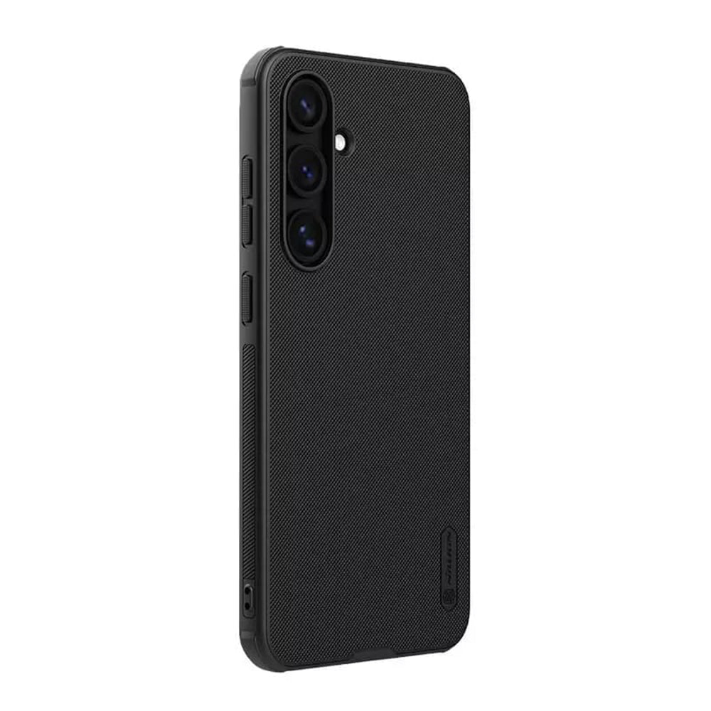 Étui MagSafe pour Samsung Galaxy S24 FE S721, Nillkin, Super Shield Pro, Noir Satiné