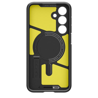 Custodia MagSafe per Samsung Galaxy S24 FE S721, Spigen, Tough Armor, Nera ACS08625