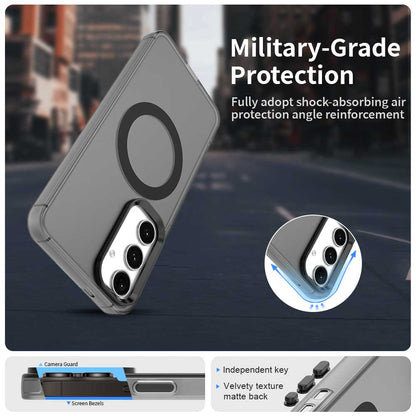 Custodia MagSafe per Samsung Galaxy S24 FE S721, Techsuit, CandyCase, Nera
