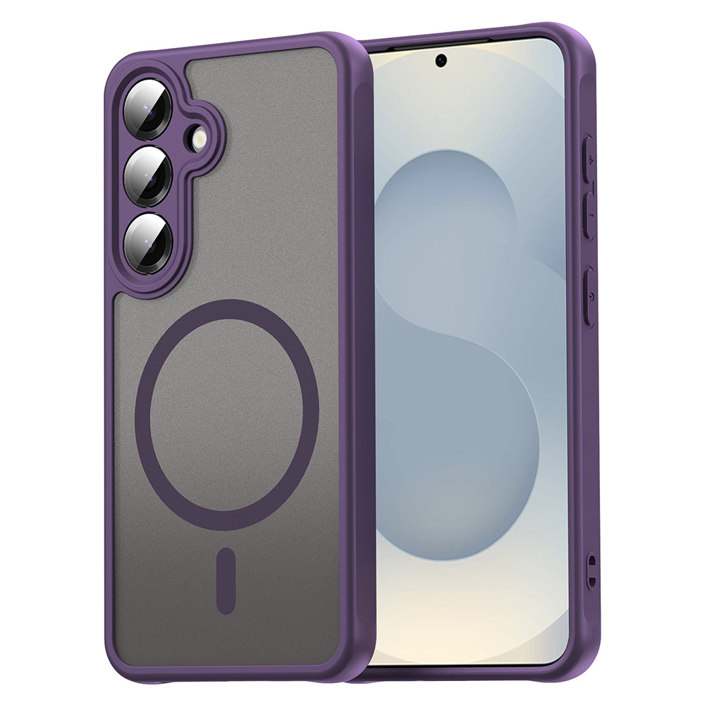 Coque MagSafe pour Samsung Galaxy S24+ S926, Techsuit, HaloFrost II, Violet