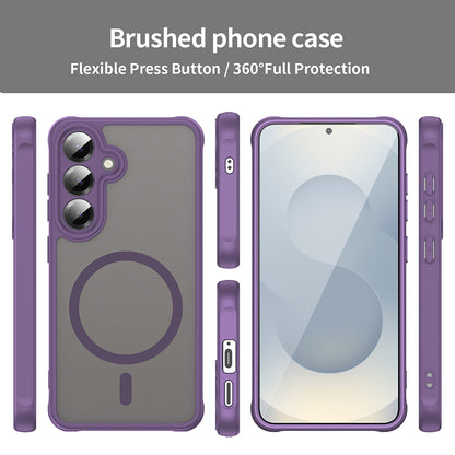 Coque MagSafe pour Samsung Galaxy S24+ S926, Techsuit, HaloFrost II, Violet