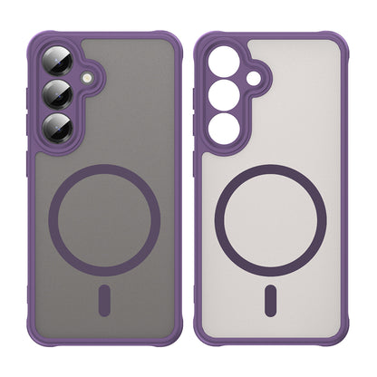 Coque MagSafe pour Samsung Galaxy S24+ S926, Techsuit, HaloFrost II, Violet