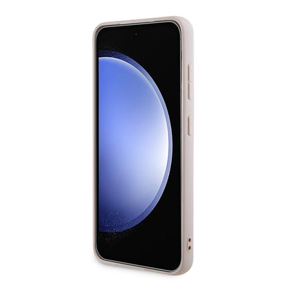 Custodia MagSafe per Samsung Galaxy S24 S921, Guess, 4G Collection, Rosa