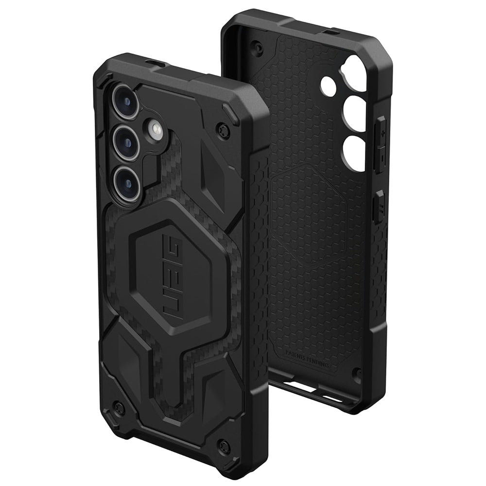 Custodia MagSafe per Samsung Galaxy S24 S921, Urban Armor Gear, Monarch Pro Carbon, Nera