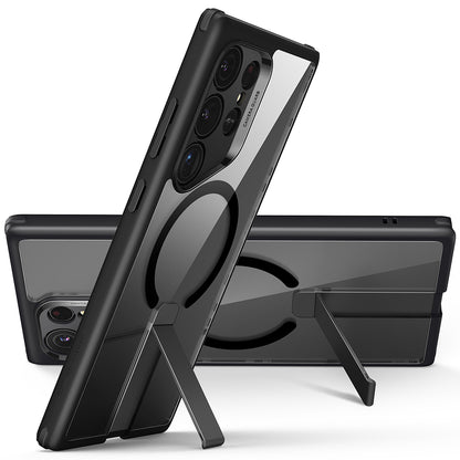 MagSafe Hülle für Samsung Galaxy S24 Ultra S928, ESR, Boost Flickstand, Schwarz Transparent