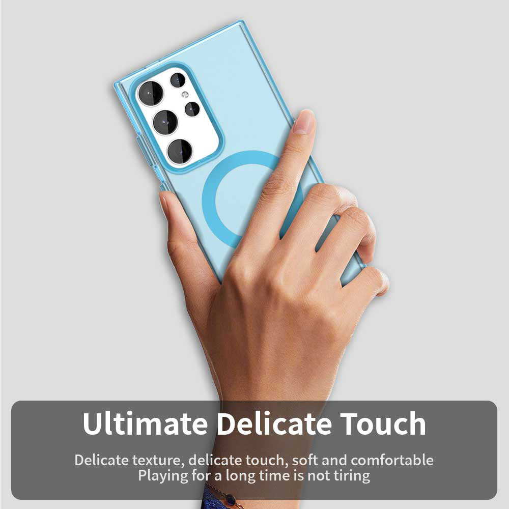MagSafe-Hülle für Samsung Galaxy S24 Ultra S928, Techsuit, CandyCase, Blau