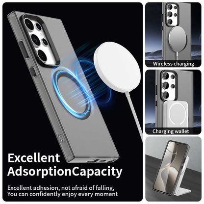 Custodia MagSafe per Samsung Galaxy S24 Ultra S928, Techsuit, CandyCase, Nera