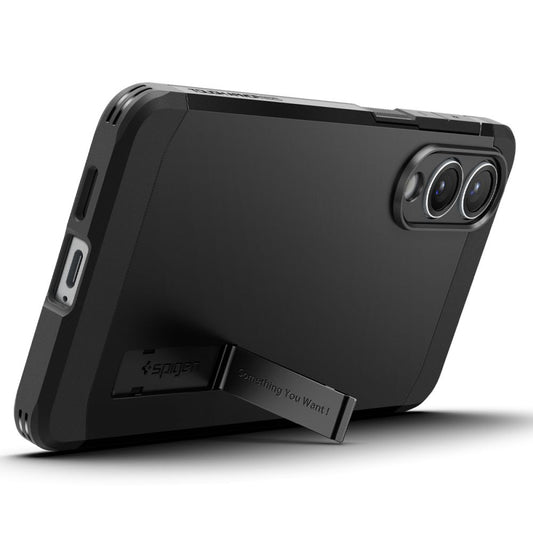 Coque MagSafe pour Samsung Galaxy S25 Edge S937, Spigen, Tough Armor, Noire ACS09422