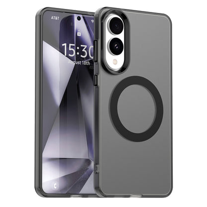 Coque MagSafe pour Samsung Galaxy S25 Edge S937, Techsuit, CandyCase, Noire