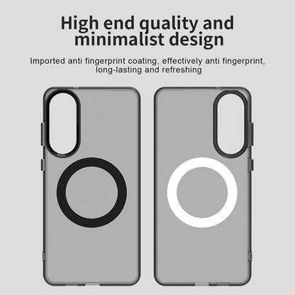 Coque MagSafe pour Samsung Galaxy S25 Edge S937, Techsuit, CandyCase, Noire