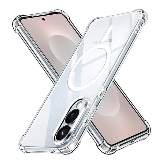 MagSafe-Hülle für Samsung Galaxy S25 Edge S937, Techsuit, stoßfest, transparent