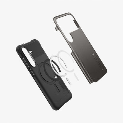 Housse MagSafe pour Samsung Galaxy S25 FE, Spigen, Slim Armor, Gris ACS10230