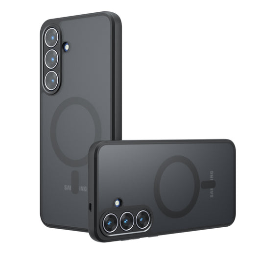 Custodia MagSafe per Samsung Galaxy S25 FE, Techsuit, PureFrost, Nera Satinata