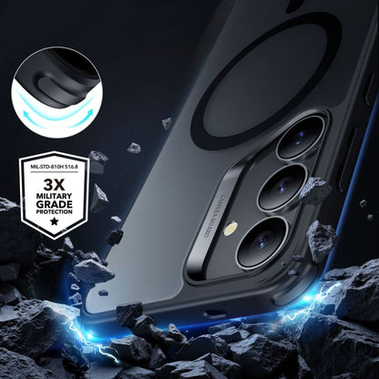 Coque MagSafe pour Samsung Galaxy S25+ S936, ESR, Classic Hybrid, Noire Satinée