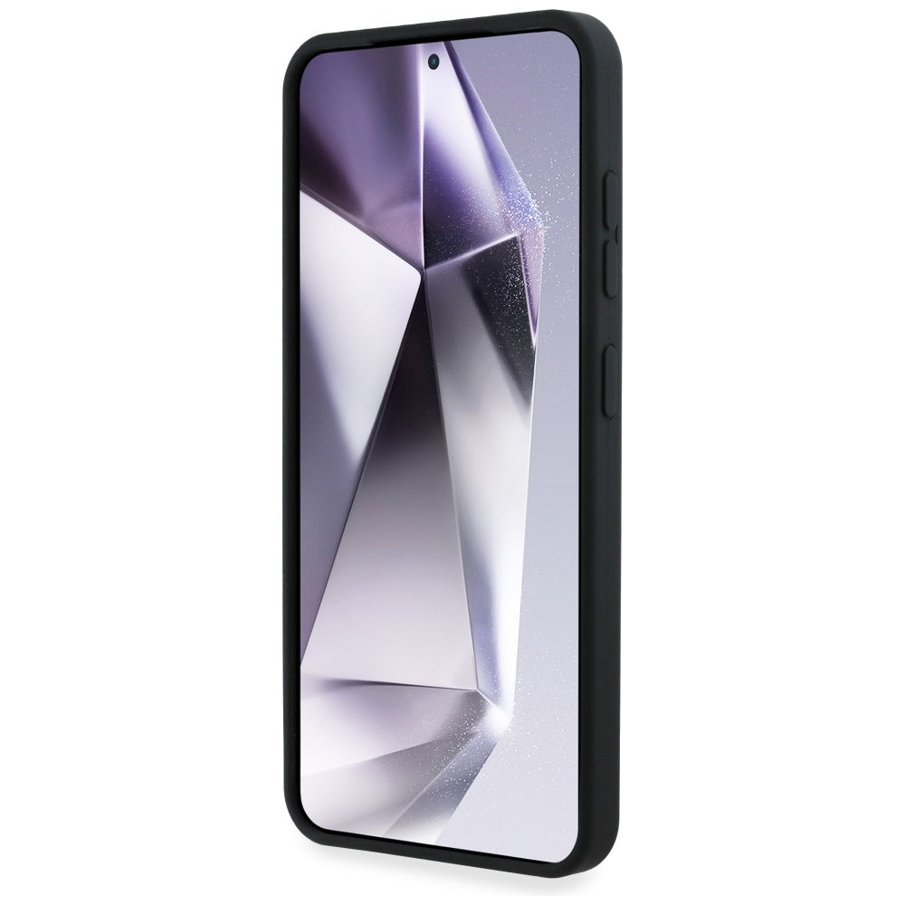 Housse MagSafe pour Samsung Galaxy S25+ S936, Karl Lagerfeld, Silicone Double Heads, Noire