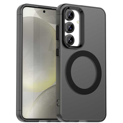 Coque MagSafe pour Samsung Galaxy S25+ S936 / S24+ S926, Techsuit, CandyCase, Noire