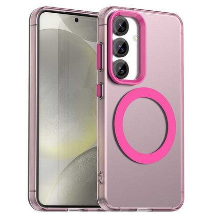 Custodia MagSafe per Samsung Galaxy S25+ S936 / S24+ S926, Techsuit, CandyCase, Rosa