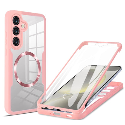 MagSafe-Hülle für Samsung Galaxy S25+ S936, Techsuit, ColorVerse 360, Rosa