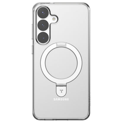 Custodia MagSafe per Samsung Galaxy S25+ S936, Torras, Ostand, Trasparente